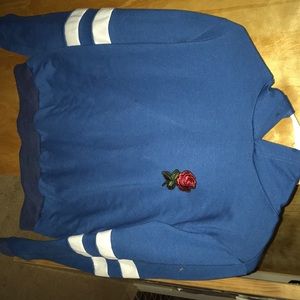 Blue hoodie